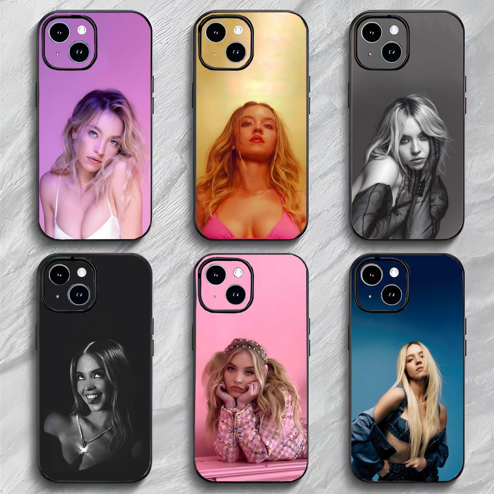 Beautiful American Actress S-Sydney Sweeney Phone Case Phone Case Soft Packaging Lightweight For iPhone17 16 15 14 13ProMax