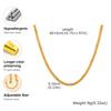 Trendy Mesh Bead Chain Necklace for Women,18K Gold Plated Stainless Steel Hollow Necklaces,Waterproof Jewelry Gifts