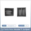 Storage Box for Tesla Model Y Juniper Accessories Center Console Trays for Tesla Model Y Juniper 2025-2026 Webcam Cover