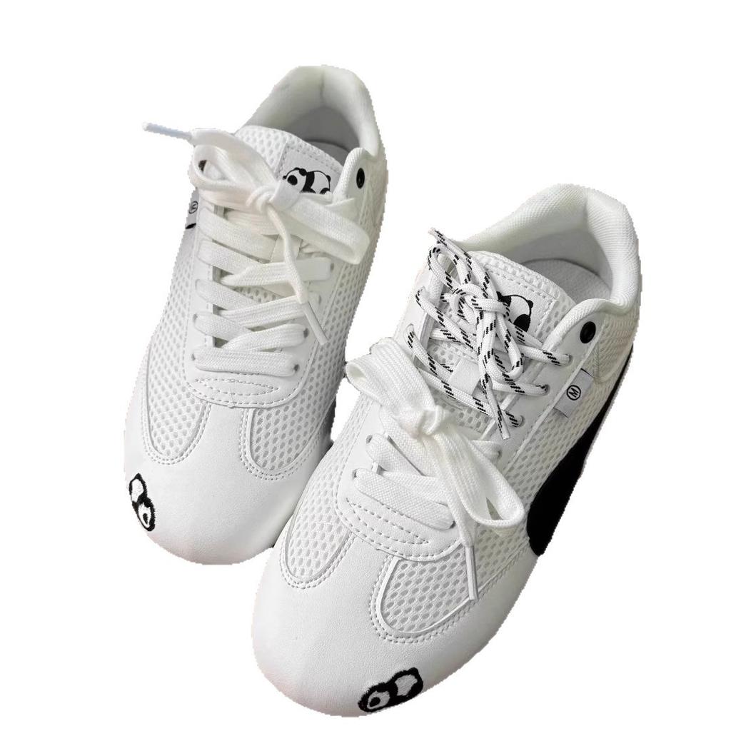 Dexun shoes 2025 new summer mesh breathable thin casual sports little white flat-bottomed versatile Forrest Gump shoes women's shoes