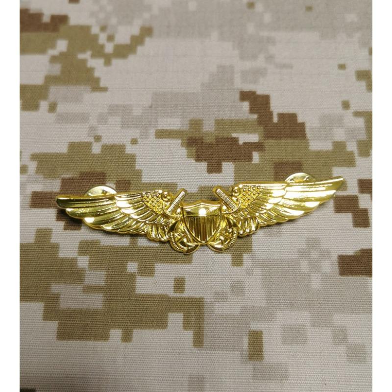 

Авиационный знак Корпуса морской пехоты США Знак Авиационного департамента КМП США золотой