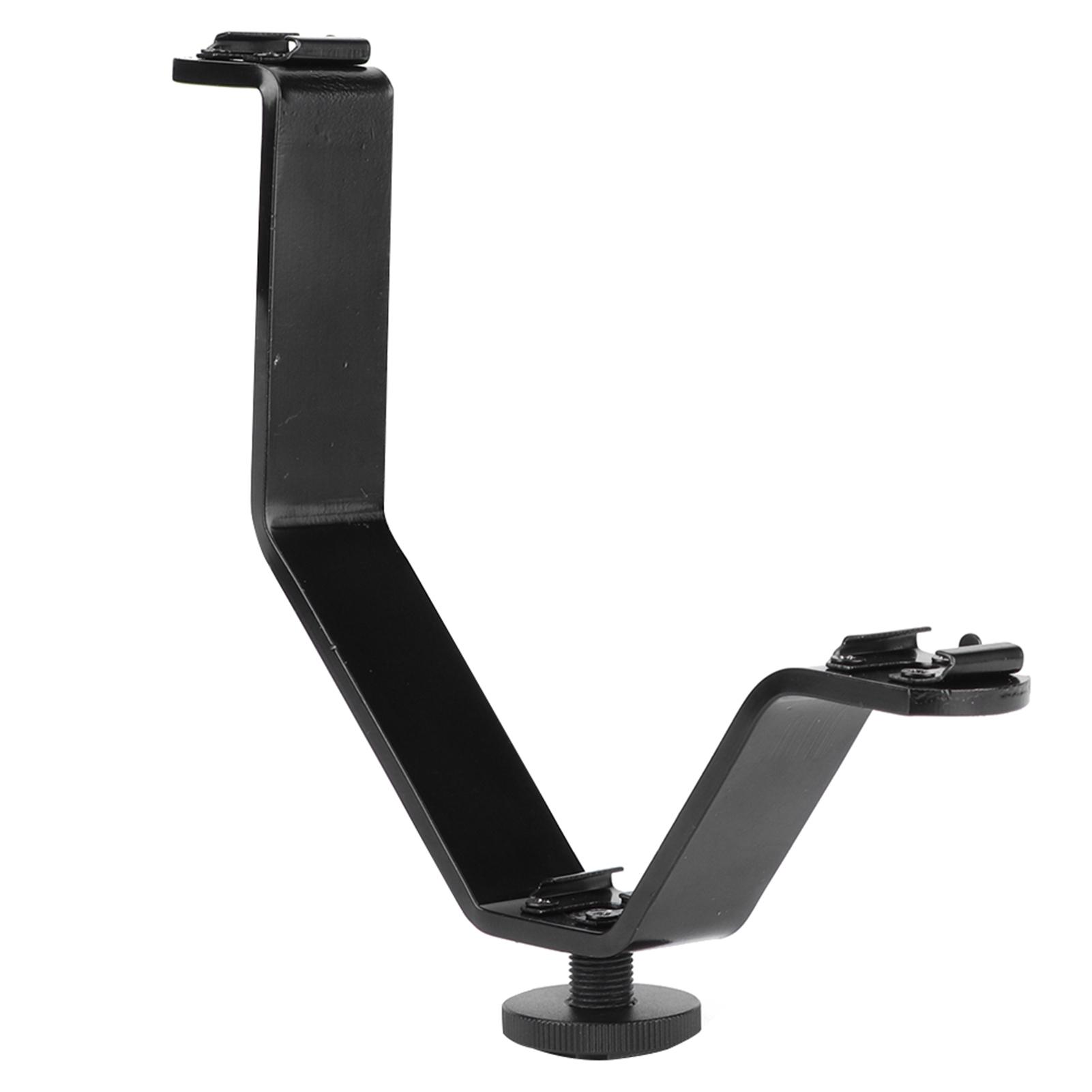 

V-образный удлинительный кронштейн для светодиодной вспышки, подставка для зеркальной камеры, многофункциональная поддержка горячего башмака