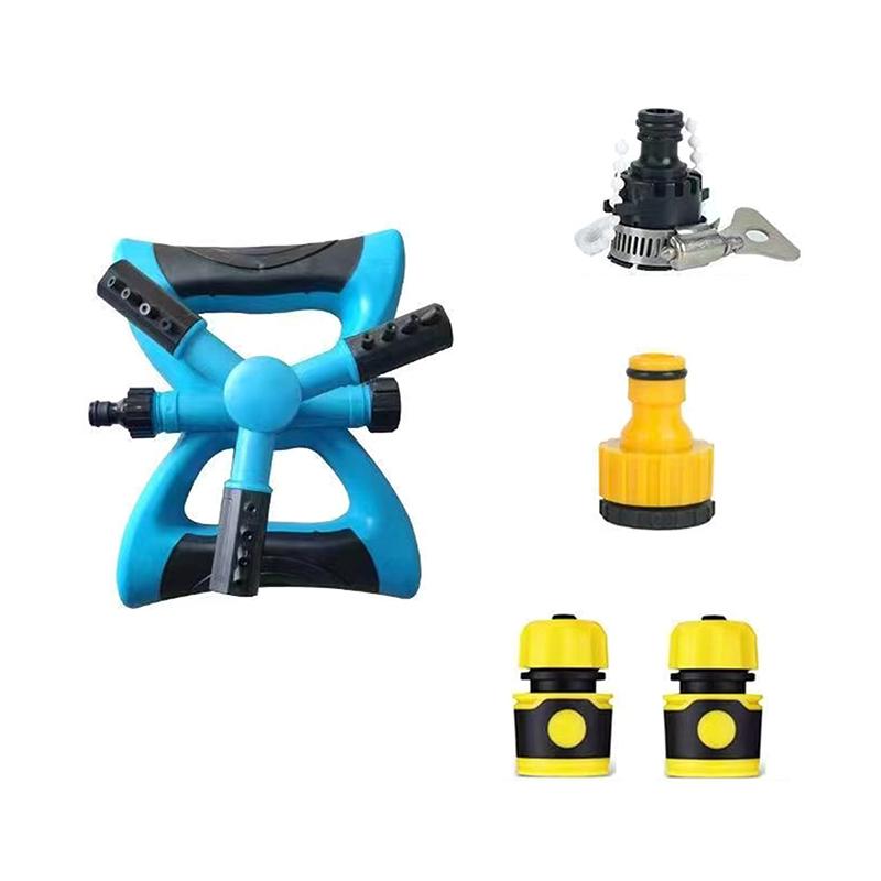 Ugello irrigatore Rotazione automatica a 360 gradi Acqua nebulizzata Giardino Prato Irrigatore automatico Irrigazione del giardino Forniture per l'irrigazione