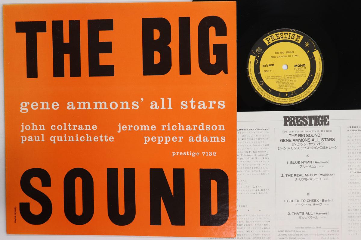 

LP Record GENE AMMONS ALL STARS Big Sound VIJ5031 PRESTIGE 1977 Japan Jazz Used