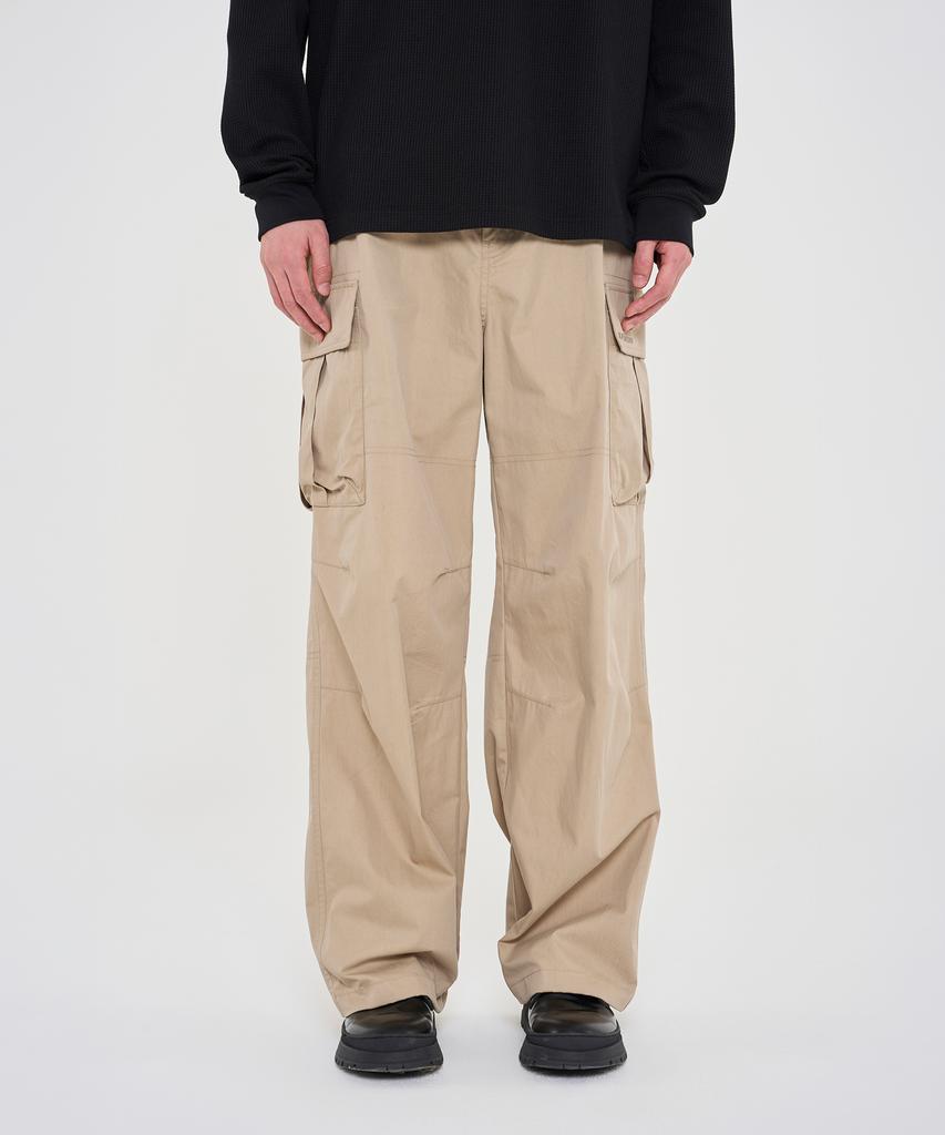 Syupeodeulai Woven Cargo Pants Beige Sdulwcq41Beg