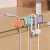6 Stück Stilvolle Magnetische Kabelhalter Kreatives Magnetisches Kabelrückhaltesystem Funktioneller Kabelmanagement-Organizer