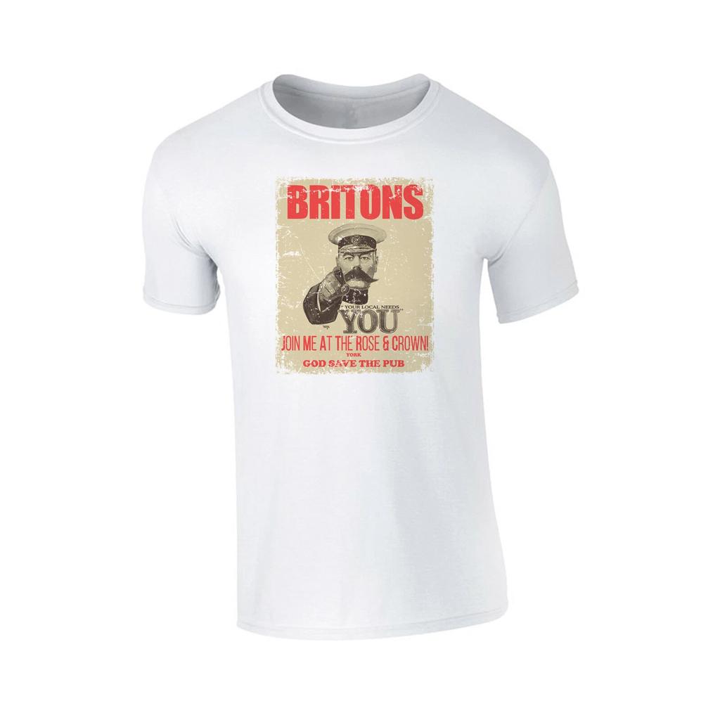 Britons Your Local Needs You Personalised Unisex T Shirt - Pub Bar Club Beer