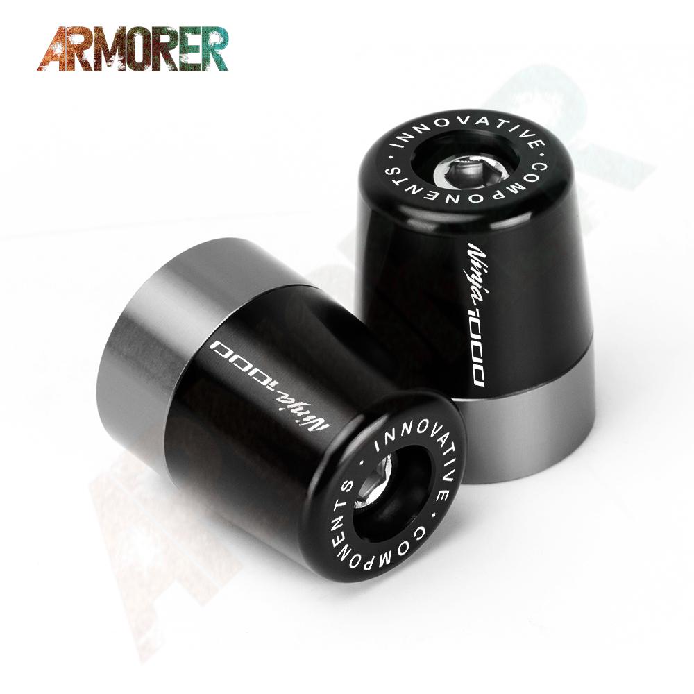 Motorcycle Handlebar Grips Handle Bar Grip End Cap Plug Accessories For KAWASAKI NINJA 1000 1000SX Z 1000 1000SX Z1000