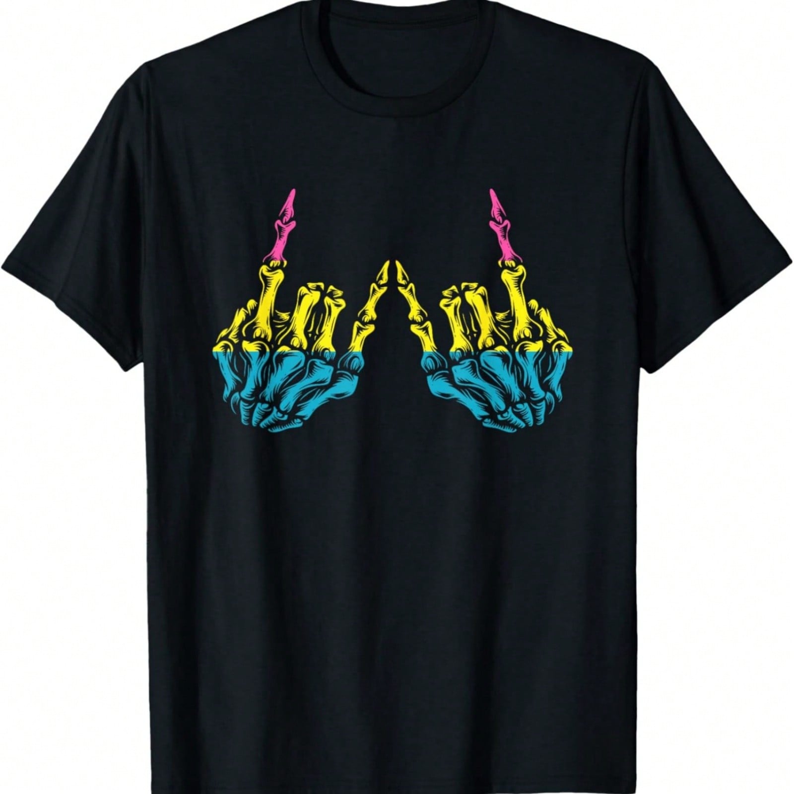 Skeleton Hands, Thumbs Up, Doing Ok Halloween Costume T-Shirt S разноцветный