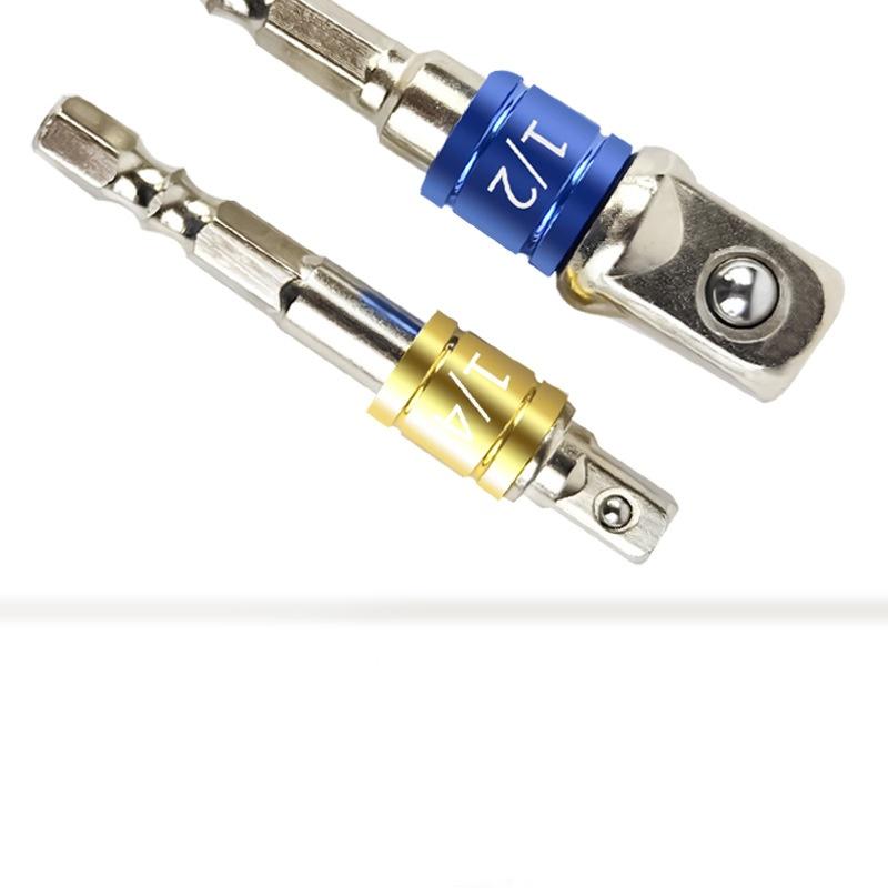 3 Stück Schraubendreher Sechskantschaft Schnellwechsel Schraubendreher Bithalter Verlängerungsstange Stecknuss-Bit-Adapter Elektrowerkzeugzubehör