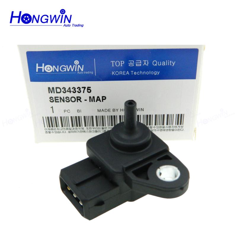 MD343375 MAP Intake Manifold Pressure Sensor For Mitsubishi Mirage 1.5L 1998-2002 Pajero Shogun MK3 L200 E1T16475 Map Sensor