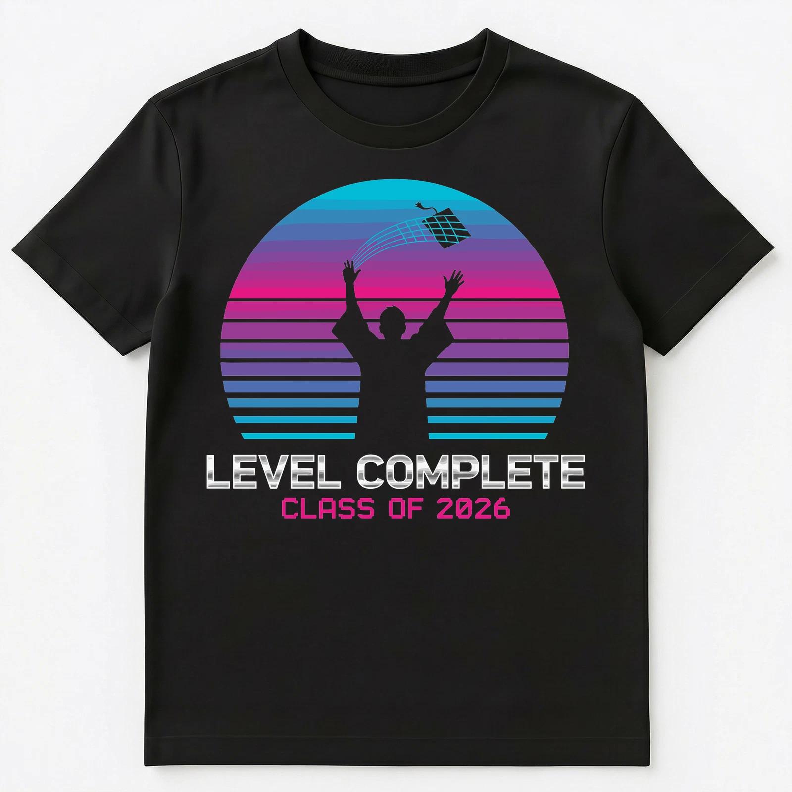 Graduate Gamer Level Complete 2026 Graduation Student Unisex T-Shirt 2XL