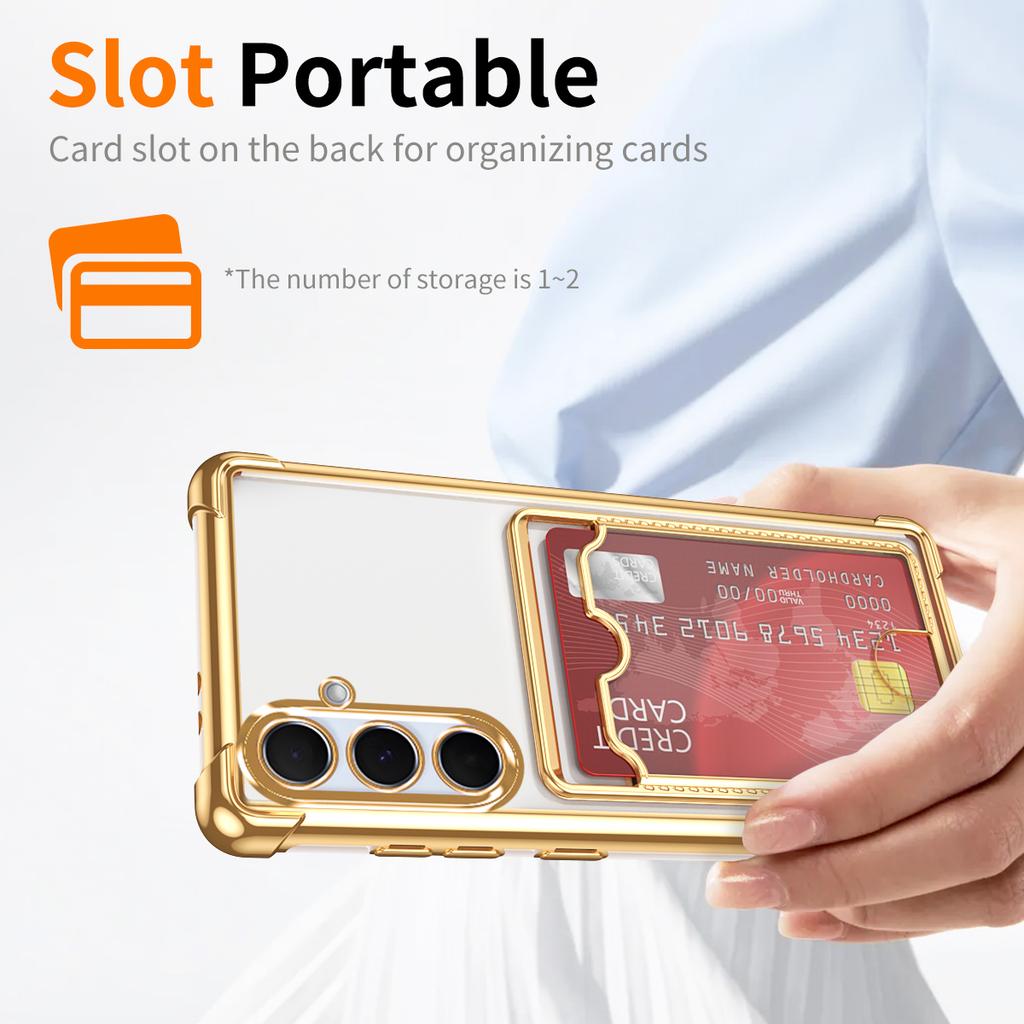 Clear TPU Soft Case for Samsung Galaxy A57 5G A37 A17 A55 A35 A15 A16 A56 A36 A 57 Phone Accessories Plating Cover Funda