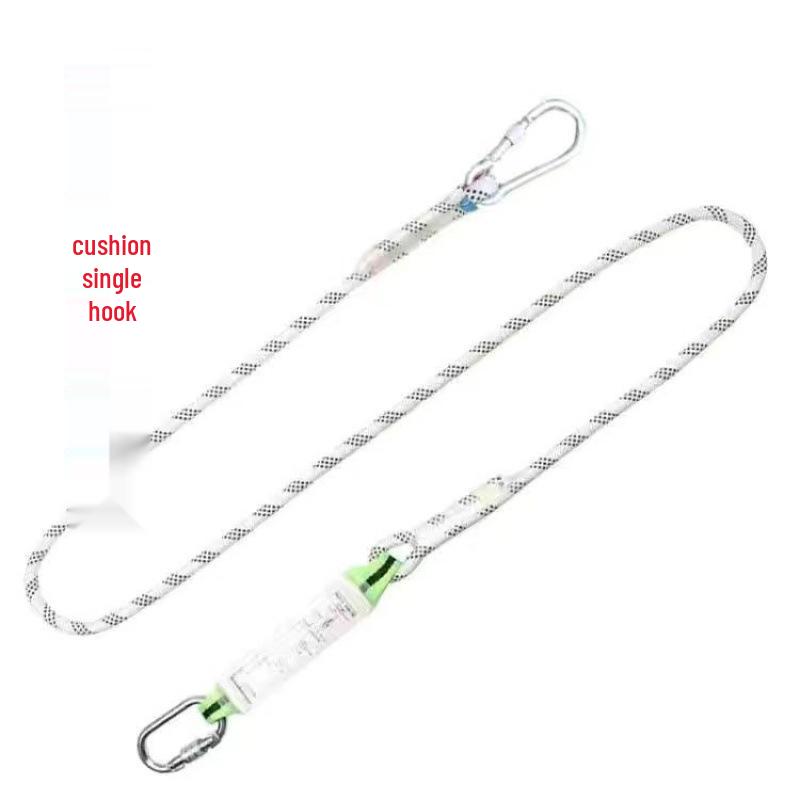 Outdoor High-Altitude Safety Rope: Polyester Construction, Portable Design.