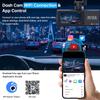 4K WIFI Dash Cam GPS 2160P Car DVR Front And 2.5K Rear Dual Lens Auto Car Camera With WDR Night Vision Black Box 24H Parking