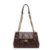 Fashion shoulder bag women's casual retro large-capacity shoulder messenger bag diamond embroidery thread chain bag
