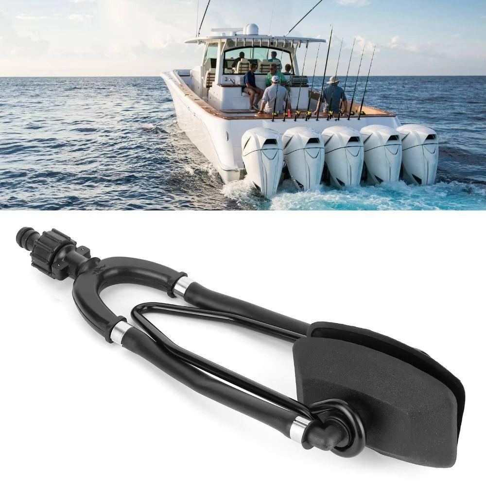 Round Ear Cups Outboard Motor Water Flusher Dual Water Feed Marine Boat Flusher Boat Maintenance