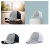 Cool Girls Baseball Hat Adjustable Women Sun Cap Soft Breathable Sunproof Brim Ponytail Hat Outdoor Floppy Camping Hats  White