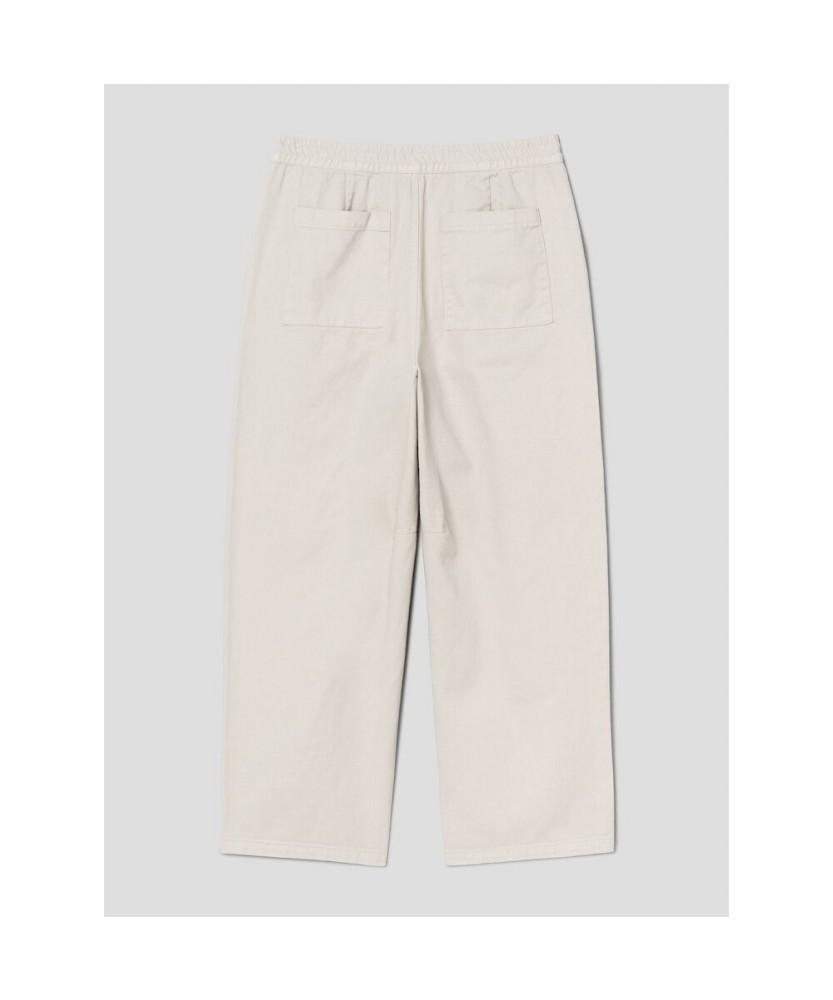 8seconds Ecru Cotton Dyed Half-Banding Denim Pants Ivory