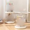 Space Efficient Rotating Display Unit 360 Viewing Angles For Small Collectibles ABS PET Frame Fingerprint Resistant Box