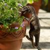 Planter Figurine, Plant Planter Gecko Hanging - Decorative Patio Art Ornament for Patio, Yard and Garden Planter Decoration