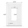 UL Certified US Standard Dual Wall Socket with Panel