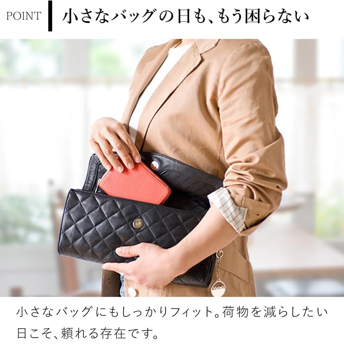 Corale Coin Case, Card Case, Genuine Leather, Small Wallet, Women's, Italian Leather, Round Zipper (Gray-Green)