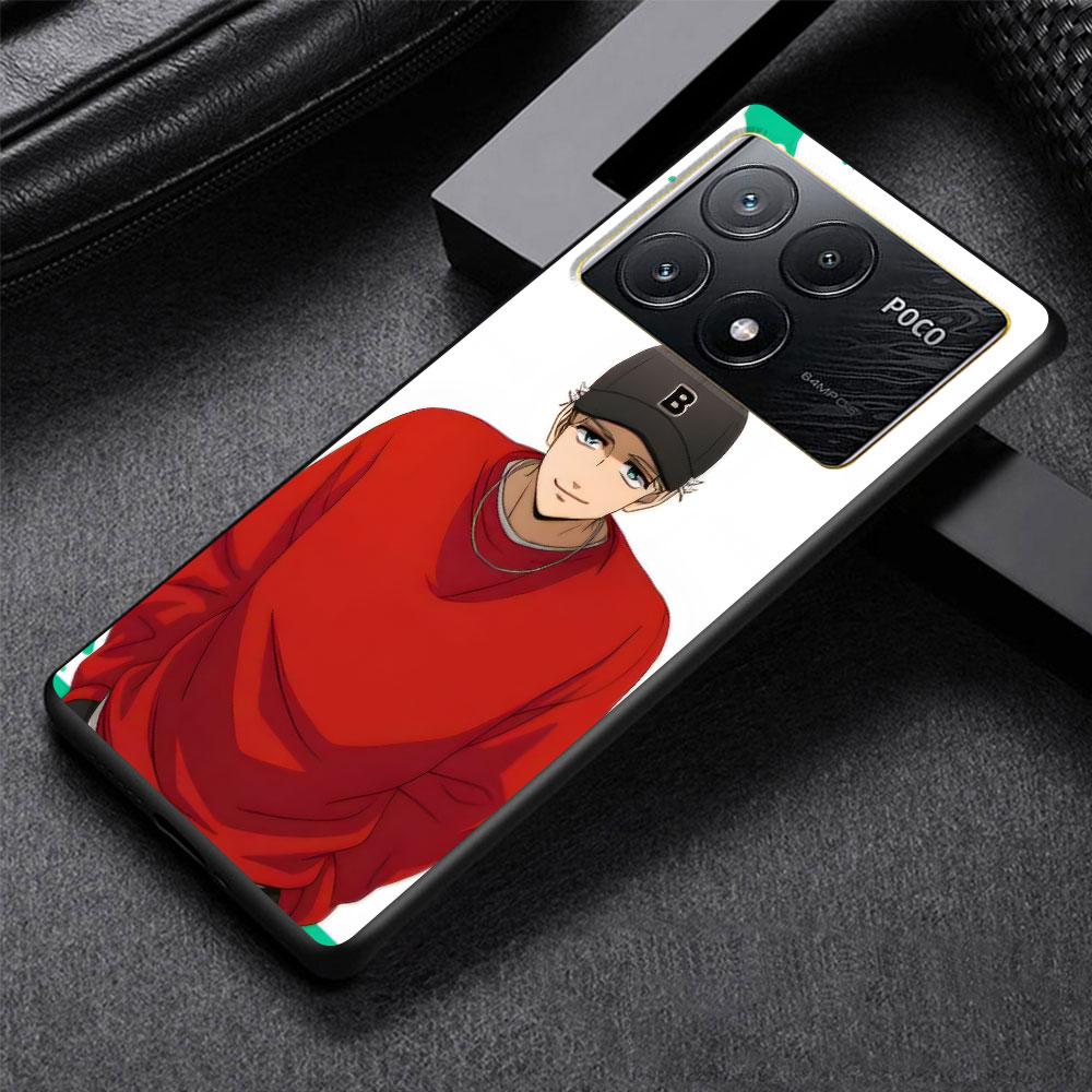 WIND BREAKER WINBRE Case for Xiaomi Poco M3 X3 NFC X5 M5s M4 Pro 5G F3 Black Silicone Soft Phone Cover Coque