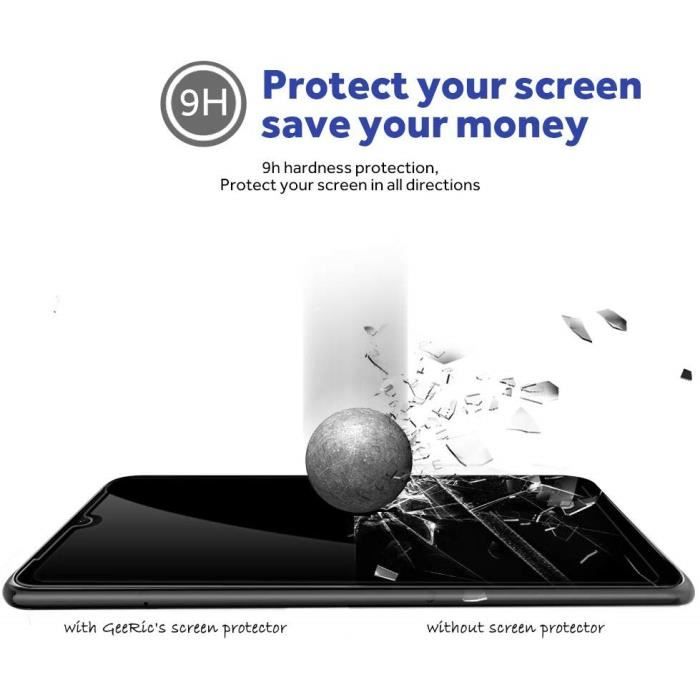 Coque et verre trempé - Samsung - Galaxy A72 - Transparent - Anti-chute - Souple