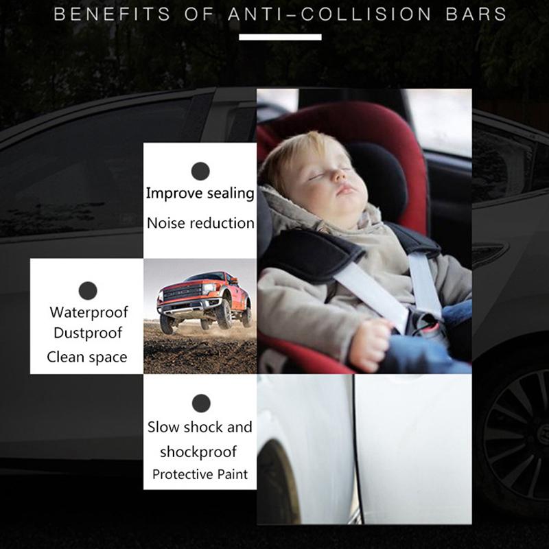 5M Car Door Edge Weatherstrip Sound Insulation Noise Prevention for Ford C-MAX Flex B-MAX Atlas Territory Formula