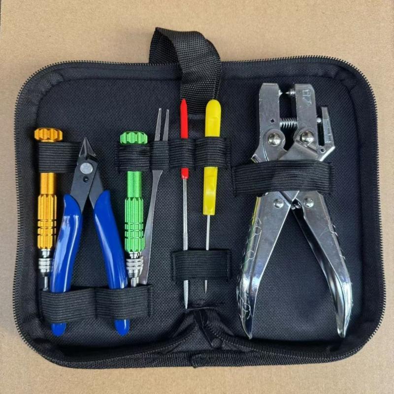 Professionelles Badmintonschläger-Ösen-Aufweitwerkzeug-Set Mit Metall-Kunststoff-Konstruktion Für Präzisen Saitenschutz