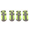 Dog Warm Boot Waterproof Breathable Reflective Prevent Slip Soft Sole Puppy Shoes for Outdoor Green
