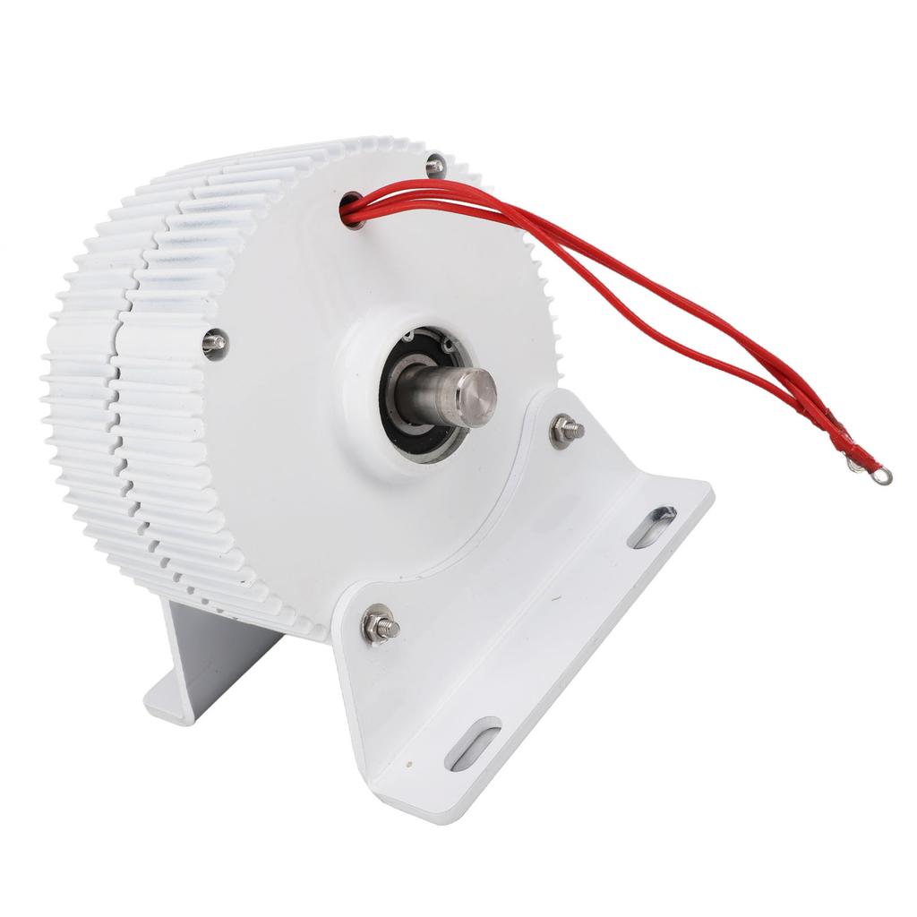 Alternator cu magnet permanent 48V 3 faze AC Generator sincron eolian 2 axe zimțat cu bază