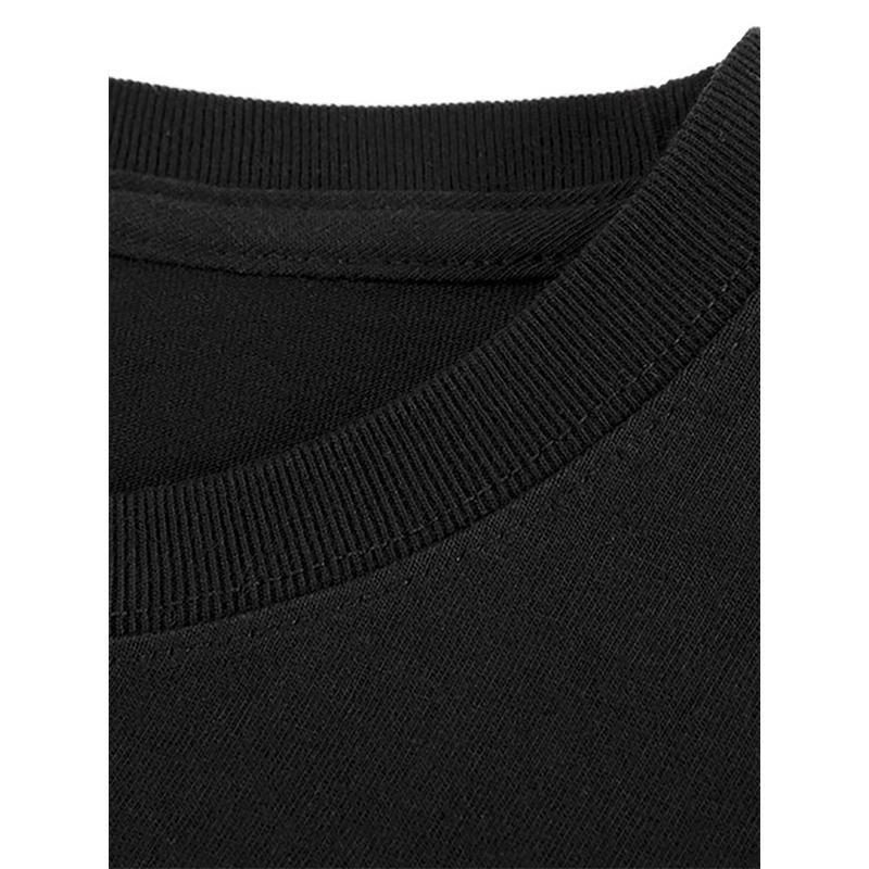European Sizes Men's T-Shirt Printed Short-sleeved, Fashion Trend Street Retro, Summer Round Neck Loose Plus Size Casual Shirt Round Neck
