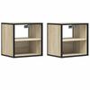 VidaXL Tables de chevet murales 2 pcs chêne sonoma 40x31x39,5 cm, armoire, table d'appoint, armoire de lit, armoire de 848747