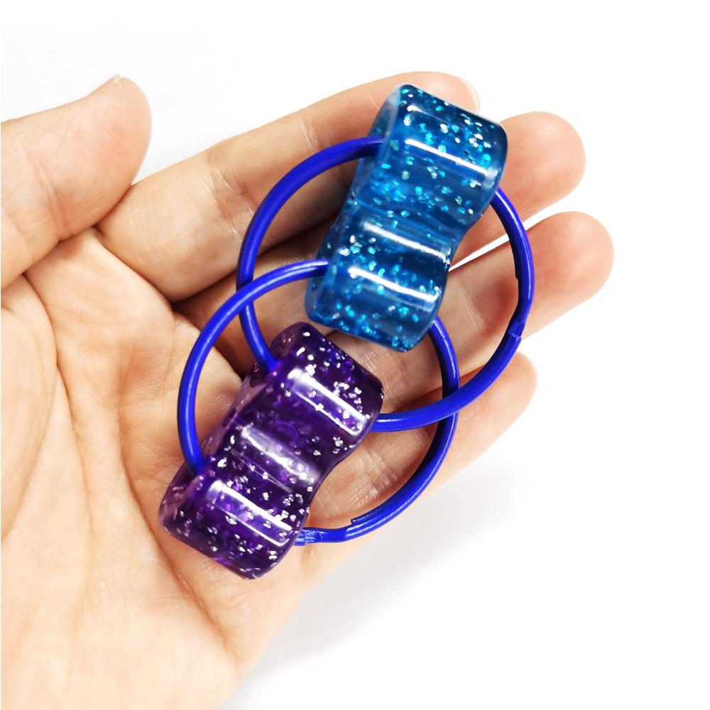 Decompression Chain Fidget Finger Spinner Sensory Toy Metal Puzzle Keychain Give Children Best Enlightenment Fun Birthday Gift