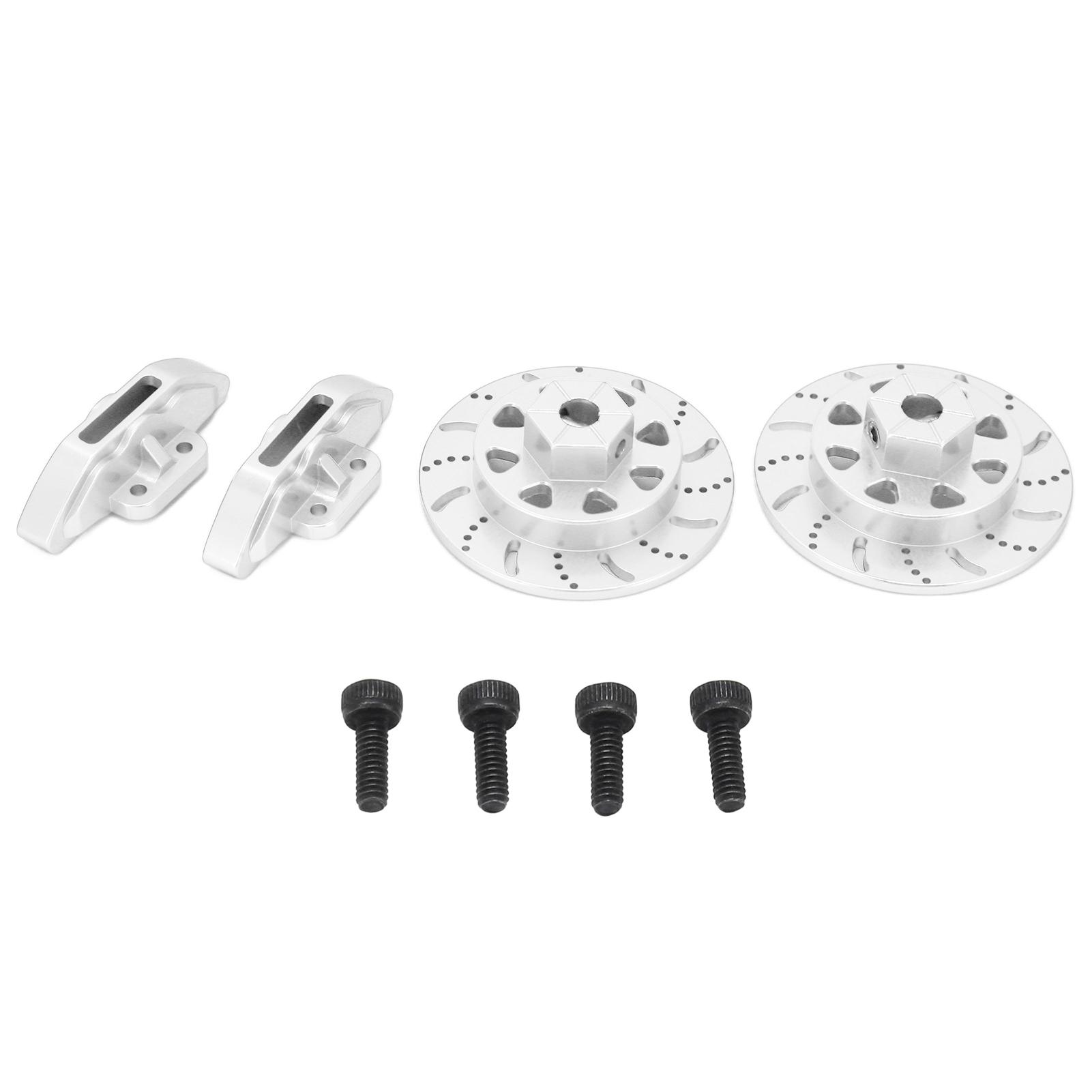 Simulation Brake Disc Anti Rust Easy to Install Brake Disc for 1 10 Simulation Climbing Car Silver