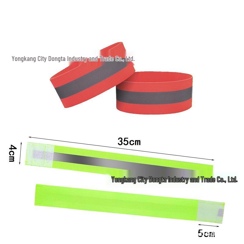Reflective Running Armband & Wrist/Ankle Cycling Band - Elastic & Protective