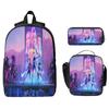 Cartoon Printing Casual Shoulder Bag Junior High School Students Large Capacity Backpacks