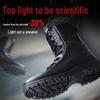 Jihua 3515 Herren Ultraleichte Taktische Kampfstiefel - High-Top Outdoor Sicherheits- und Trainingsschuhe