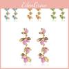 Alloy Statement Fruit Earrings Vibrant Colors For Womens Summer Fashion