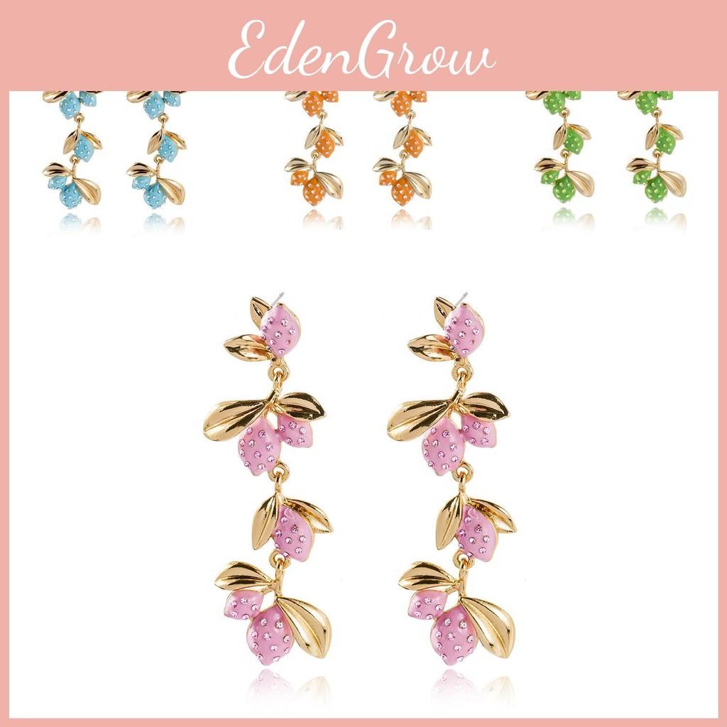 Alloy Statement Fruit Earrings Vibrant Colors For Womens Summer Fashion
