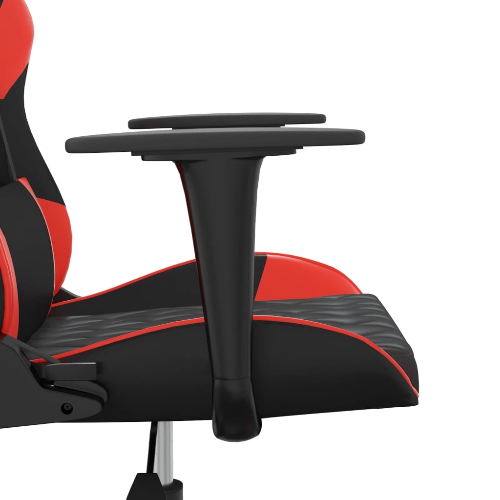 Gaming Chair Black and Red PU Leather