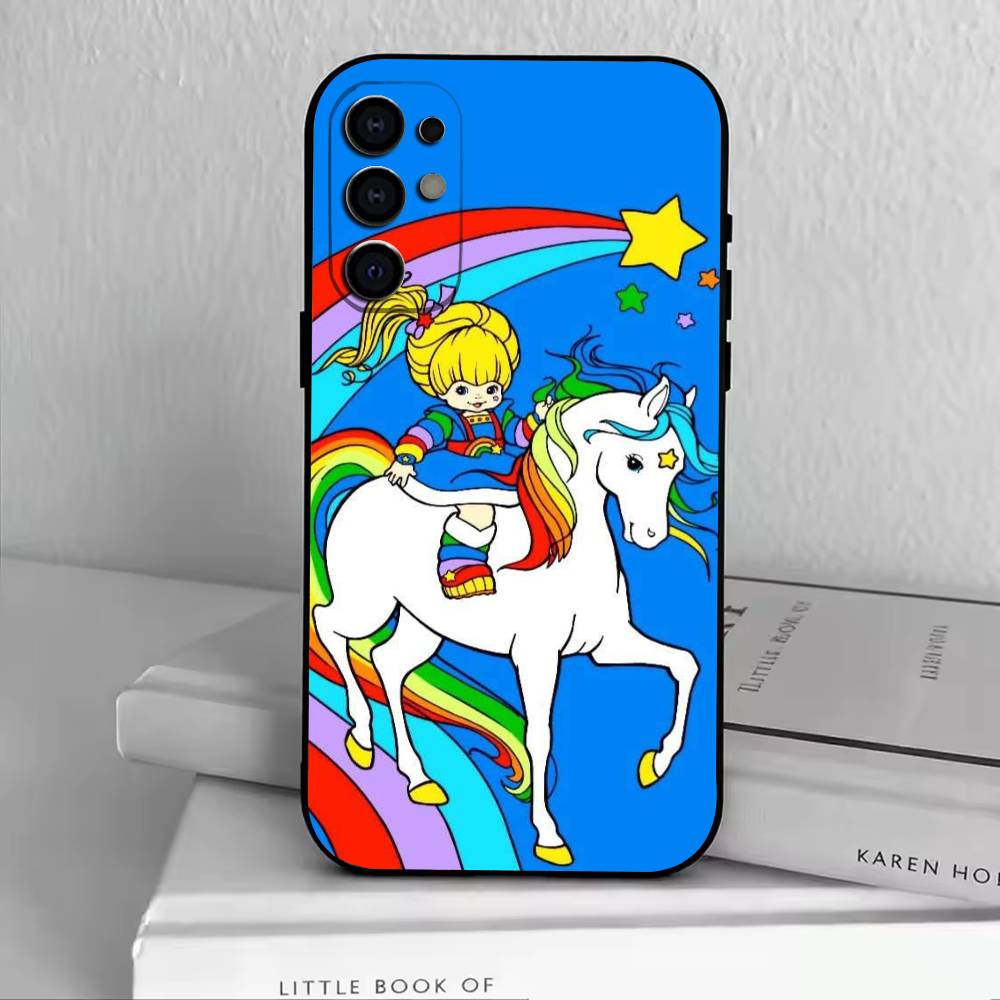 Color Kids Rainbow Brite  Phone Case For Samsung S25,S24,S21,S22,S23,S30,Ultra,S20,Plus,Fe,Lite,Note,10,Black Cover