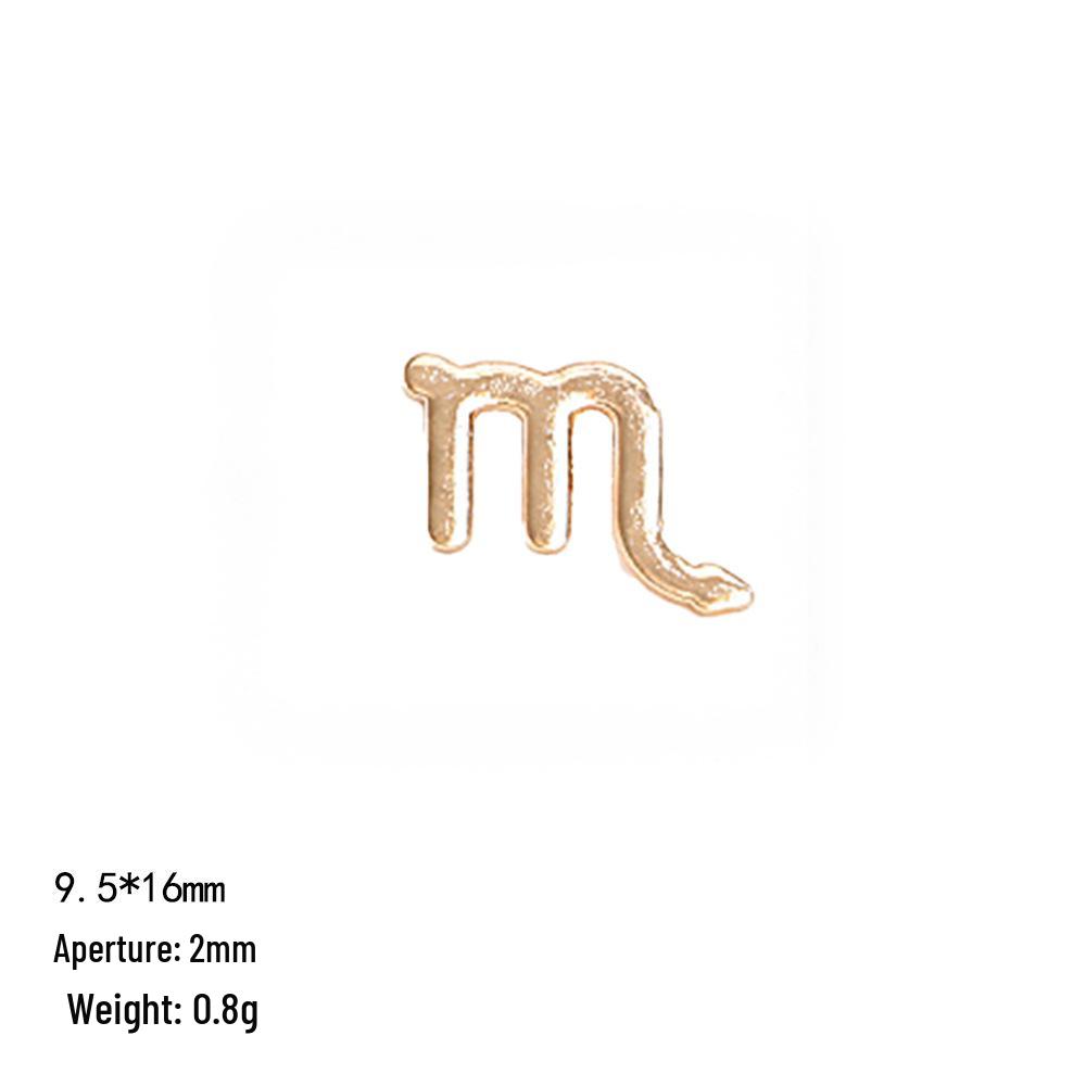 Personalized Zodiac Constellation Alloy Pendant Necklace Set