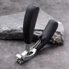 Extra Wide Mouth Curved Nail Clippers Anti-Splash Thick Nail Trimmer Toenail Nippers  Fingernail