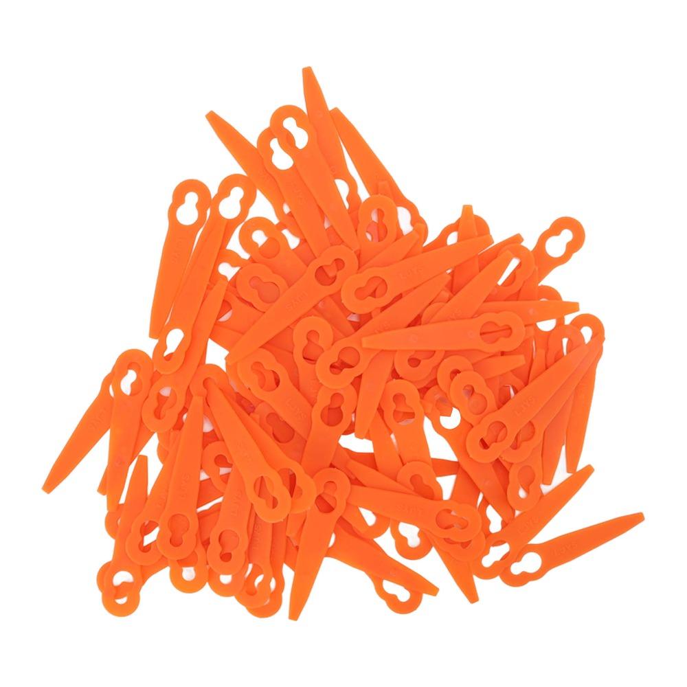 100PCS Snap-In Installation Replacement Trimmer Blades for Stihl Polycut 2-2 3-2