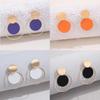 Creative Disc Stud Earrings Set, Geometric Metal Sequins Versatile Two-piece Set, Earrings, Earrings, Women's Pendants.