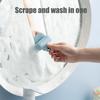 Mirror Cleaning Wiper T-shaped Design Small Efficient Squeegee Shower Door Wiper with Multifunction Suction Cup
