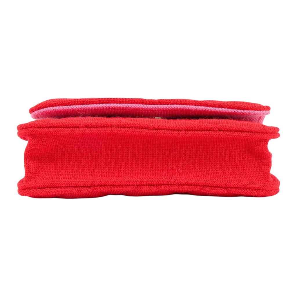 Chanel 23C Kette Leder Gewebt Mini Schultertasche Damen Taschen Rot CD0104-B10061-NL806